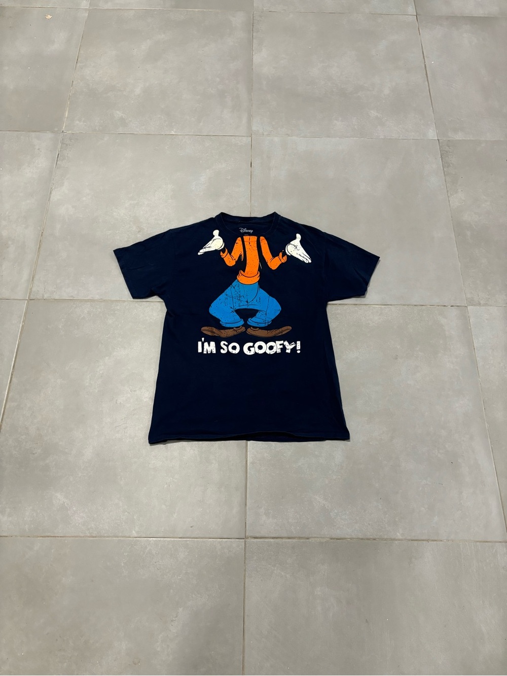 Disney Goofy Navy Graphic T-Shirt - "I'm So Goofy!"